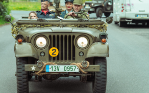 Odhalení památníku u příležitosti 80. výročí ukončení druhé světové války 