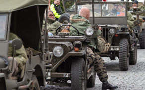 Odhalení památníku u příležitosti 80. výročí ukončení druhé světové války 