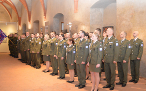 Slavnostní nástup Velitelství Vojenské police Tábor