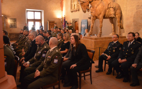 Slavnostní nástup Velitelství Vojenské police Tábor