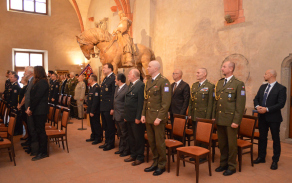 Slavnostní nástup Velitelství Vojenské police Tábor