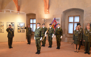 Slavnostní nástup Velitelství Vojenské police Tábor