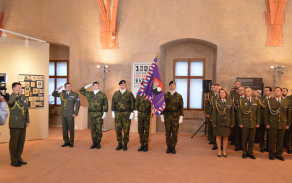 Slavnostní nástup Velitelství Vojenské police Tábor