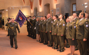 Slavnostní nástup Velitelství Vojenské police Tábor