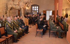 Slavnostní nástup Velitelství Vojenské police Tábor