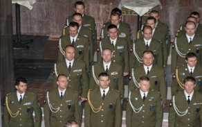 Nástup k 20. výročí založení Vojenské policie 21.1.2011
