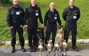 2021 Naši kynologové druzí na policejním mistrovství ČR psovodů