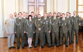 2018 Slavnostní vyřazení absolventů Odborného základního kurzu Vojenské policie 