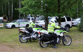 Využití motocyklů při zabezpečení cvičení