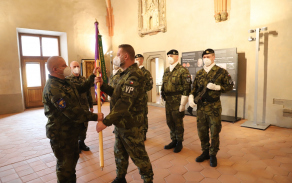 2022 Ustanovení nového velitele plk. Pavla Hutáka