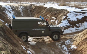 Výcvik v Autoškole Vojenské policie