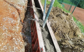 2019 Realizace opravy tenisového kurtu