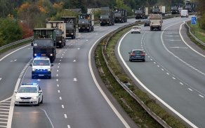 2020 Vojenská policie zabezpečila přesun zdravotnického materiálu